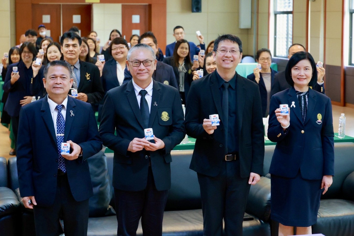 พิธีลงนามบันทึกข้อตกลง (MOU) ว่าด้วยความร่วมมือด้านการเข้าศึกษาต่อระดับปริญญาตรีของบุตร-หลานสมาชิกสหกรณ์ผู้เลี้ยงโคนม