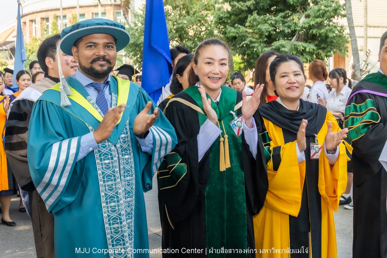 บรรยากาศ พิธีพระราชทานปริญญาบัตร มหาวิทยาลัยแม่โจ้ ประจำปีการศึกษา2567-2568 ครั้งที่ 48  ในวันที่ 19 กุมภาพันธ์ พ.ศ.2569 ณ ศูนย์กีฬาเฉลิมพระเกียรติ มหาวิทยาลัยแม่โจ้