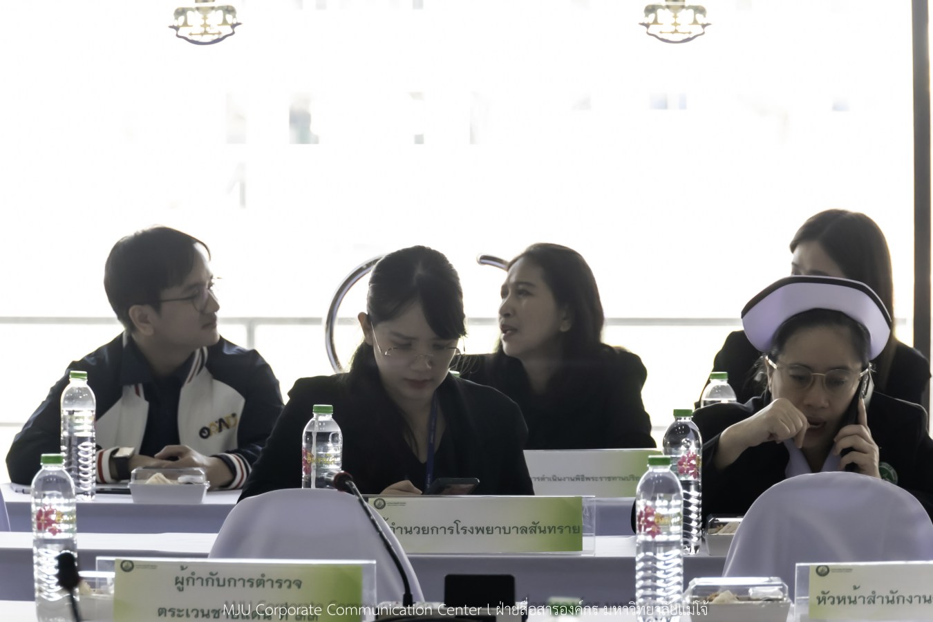 กองพระราชพิธี สำนักงานฝ่ายเสนาธิการในพระองค์ สำนักพระราชวัง จังหวัดเชียงใหม่ และมหาวิทยาลัยแม่โจ้ ประชุมเตรียมความพร้อมการรับเสด็จในพิธีพระราชทานปริญญาบัตรมหาวิทยาลัยแม่โจ้ ประจำปีการศึกษา 2567-2568 (ครั้งที่ 48)