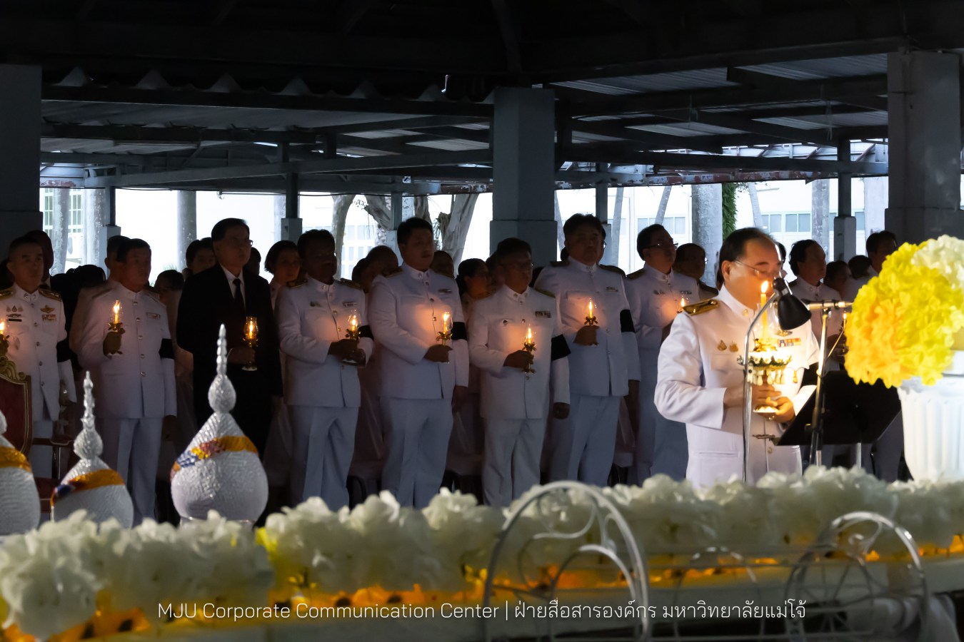 เนื่องในโอกาสวันเฉลิมพระชนมพรรษาพระบาทสมเด็จพระเจ้าอยู่หัว มหาวิทยาลัยแม่โจ้ จัดพิธีถวายพระพรชัยมงคล