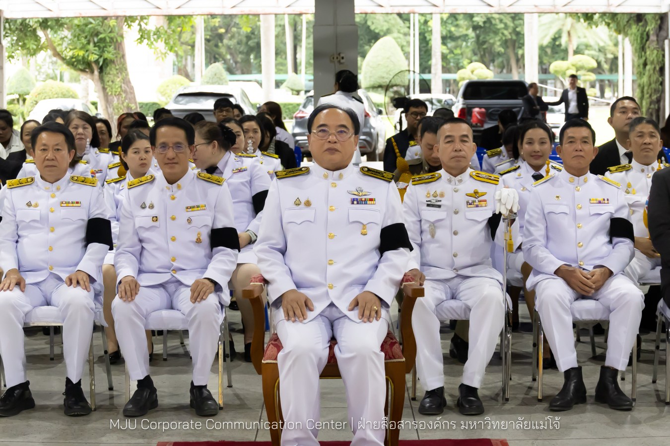เนื่องในโอกาสวันเฉลิมพระชนมพรรษาพระบาทสมเด็จพระเจ้าอยู่หัว มหาวิทยาลัยแม่โจ้ จัดพิธีถวายพระพรชัยมงคล