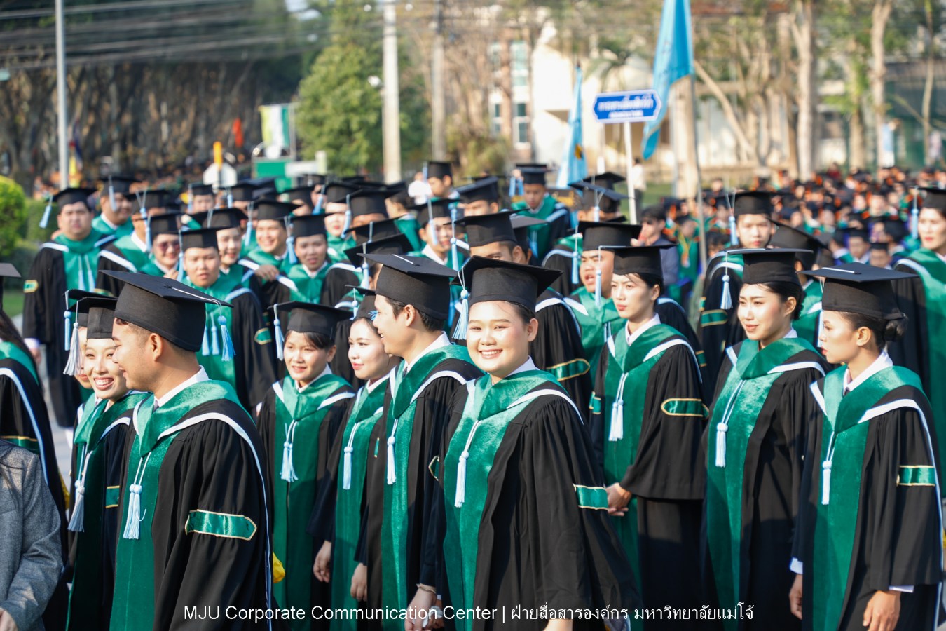 ว่าที่บัณฑิตพร้อม  อาจารย์พร้อม  ญาติพร้อม ทุกคนพร้อม  ร่วมแสดงความยินดี 18 กุมภาพันธ์ 2569  #บรรยากาศซ้อมใหญ่ พิธีพระราชทานปริญญาบัตรมหาวิทยาลัยแม่โจ้ ครั้งที่ 48