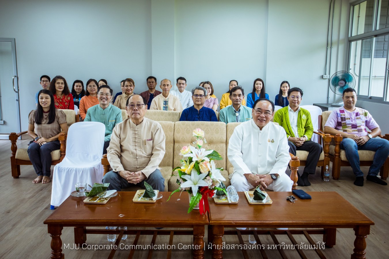 ม.แม่โจ้ ทำบุญอาคารเรียนรวมและปฏิบัติการคณะสัตวแพทยศาสตร์