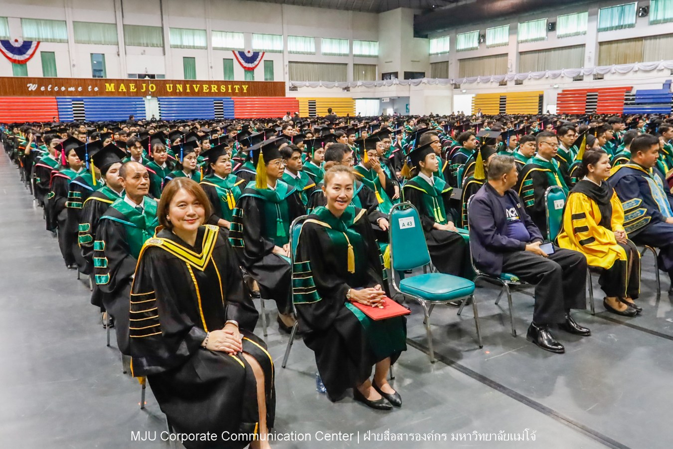 ว่าที่บัณฑิตพร้อม  อาจารย์พร้อม  ญาติพร้อม ทุกคนพร้อม  ร่วมแสดงความยินดี 18 กุมภาพันธ์ 2569  #บรรยากาศซ้อมใหญ่ พิธีพระราชทานปริญญาบัตรมหาวิทยาลัยแม่โจ้ ครั้งที่ 48