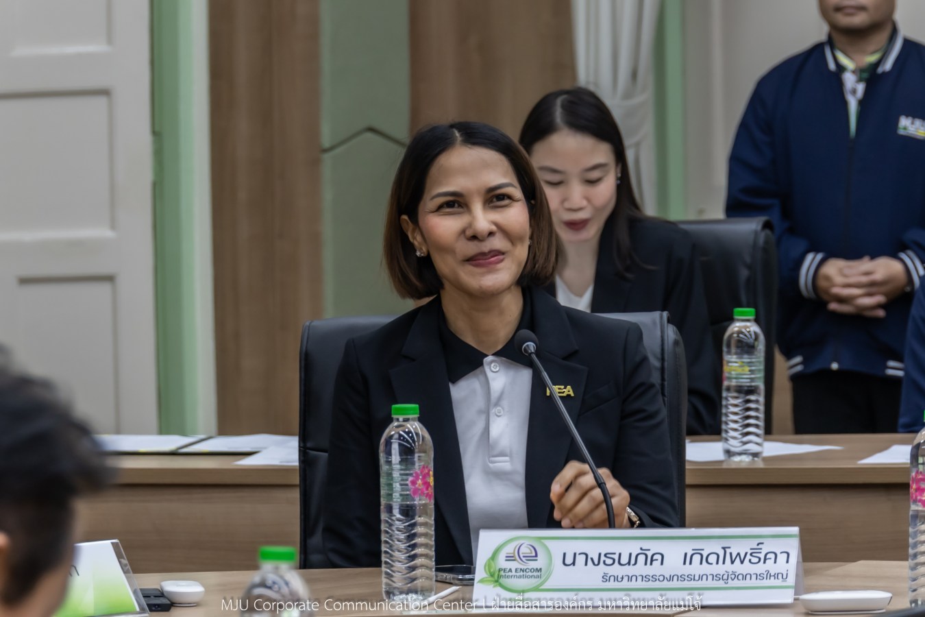 ม.แม่โจ้ ร่วมกับ บ. พีอีเอ เอ็นคอม อินเตอร์เนชั่นแนล จำกัด  เดินหน้าจัดการพลังงานไฟฟ้าจากระบบผลิตไฟฟ้าพลังงานแสงอาทิตย์ในมหาวิทยาลัย