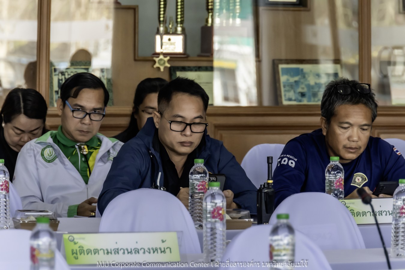 กองพระราชพิธี สำนักงานฝ่ายเสนาธิการในพระองค์ สำนักพระราชวัง จังหวัดเชียงใหม่ และมหาวิทยาลัยแม่โจ้ ประชุมเตรียมความพร้อมการรับเสด็จในพิธีพระราชทานปริญญาบัตรมหาวิทยาลัยแม่โจ้ ประจำปีการศึกษา 2567-2568 (ครั้งที่ 48)