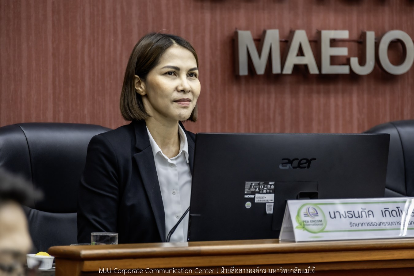 ม.แม่โจ้ ร่วมกับ กฟผ.สันทราย และ PEA ENCOM International ศึกษาการจัดการไฟฟ้าระบบผลิตโซล่าเซลล์