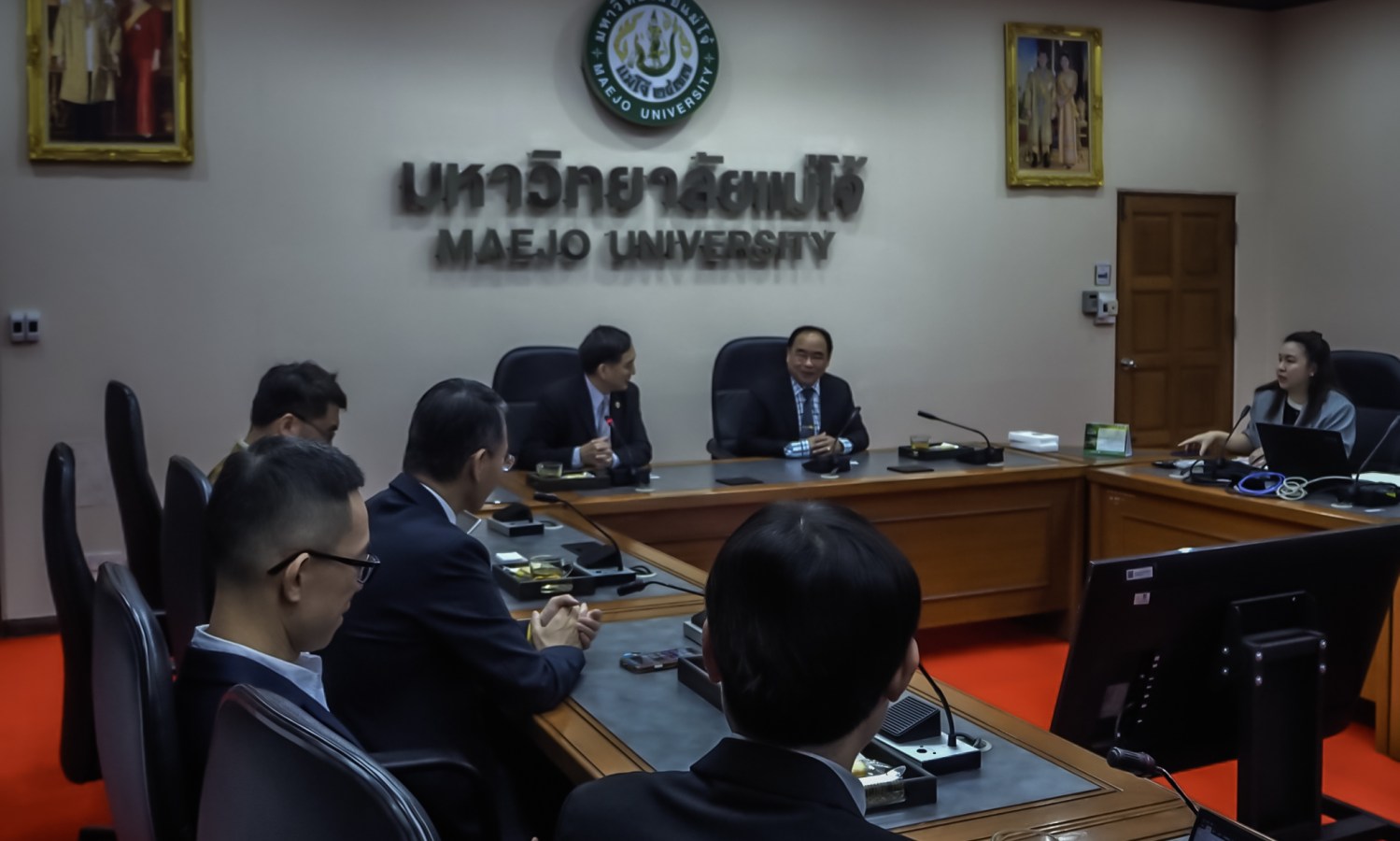 ผู้บริหาร Chaoyang University of Technology (CYUT) และ  National Pingtung University of Science and Technology (NPUST) ไต้หวัน  หารือความร่วมมือทางวิชาการ ร่วมกับผู้บริหารมหาวิทยาลัยแม่โจ้