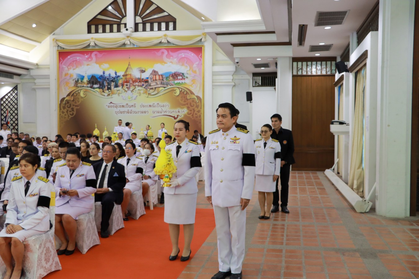 ม.แม่โจ้ เข้าร่วมพิธีถวายราชสักการะแด่ พระบาทสมเด็จพระบรมชนกาธิเบศร มหาภูมิพลอดุลยเดชมหาราช บรมนาถบพิตร เนื่องใน “วันมาตรฐานฝีมือแรงงานแห่งชาติ”