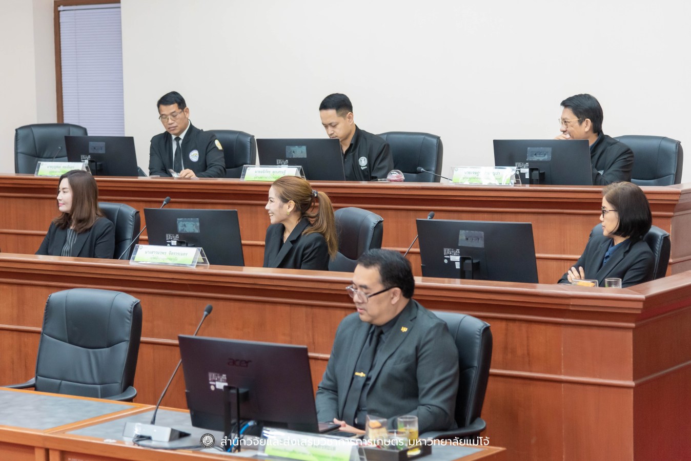 มหาวิทยาลัยแม่โจ้ ต้อนรับคณะผู้บริหารของสำนักงานเลขาธิการวุฒิสภา ในโครงการติดตามผลการนำผลงานวิจัยไปใช้ประโยชน์ในกระบวนการนิติบัญญัติ