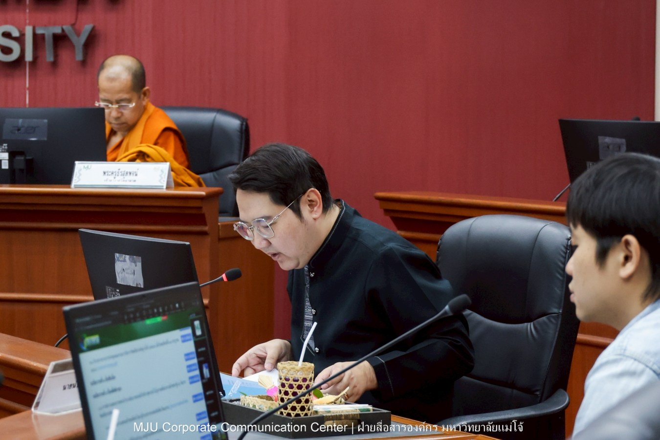 ม.แม่โจ้ ประชุมคณะกรรมการวัดธาราทิพย์ชัยประดิษฐ์ ในพระอุปภัมภ์ฯ ครั้งที่ 1/2569 เตรียมจัดพิธีถวายผ้าพระกฐินฯ