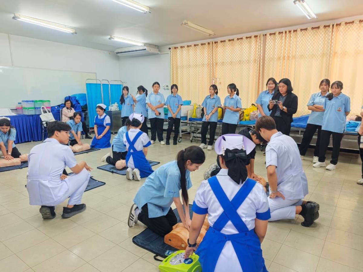 เปิดประสบการณ์สู่เส้นทางพยาบาล คณะพยาบาลศาสตร์ ต้อนรับนักเรียนโรงเรียนตากพิทยาคมร่วมกิจกรรม 
