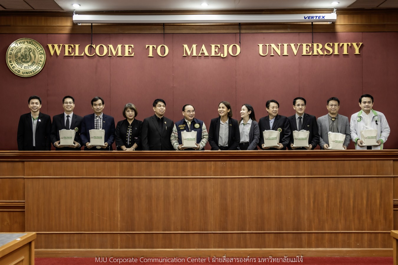 ม.แม่โจ้ ร่วมกับ กฟผ.สันทราย และ PEA ENCOM International ศึกษาการจัดการไฟฟ้าระบบผลิตโซล่าเซลล์