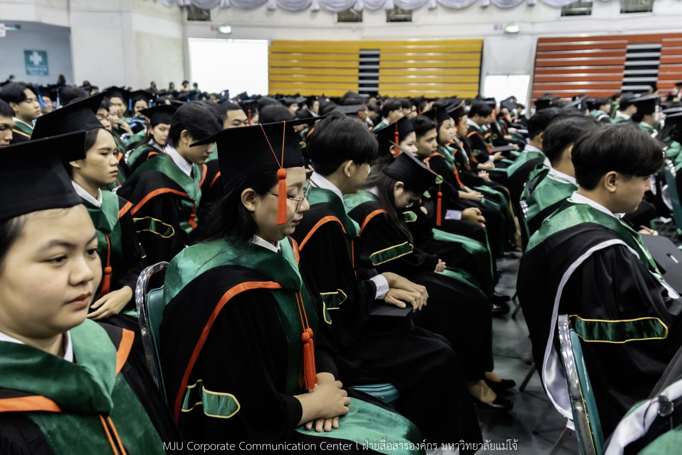 ว่าที่บัณฑิตพร้อม  อาจารย์พร้อม  ญาติพร้อม ทุกคนพร้อม  ร่วมแสดงความยินดี 18 กุมภาพันธ์ 2569  #บรรยากาศซ้อมใหญ่ พิธีพระราชทานปริญญาบัตรมหาวิทยาลัยแม่โจ้ ครั้งที่ 48