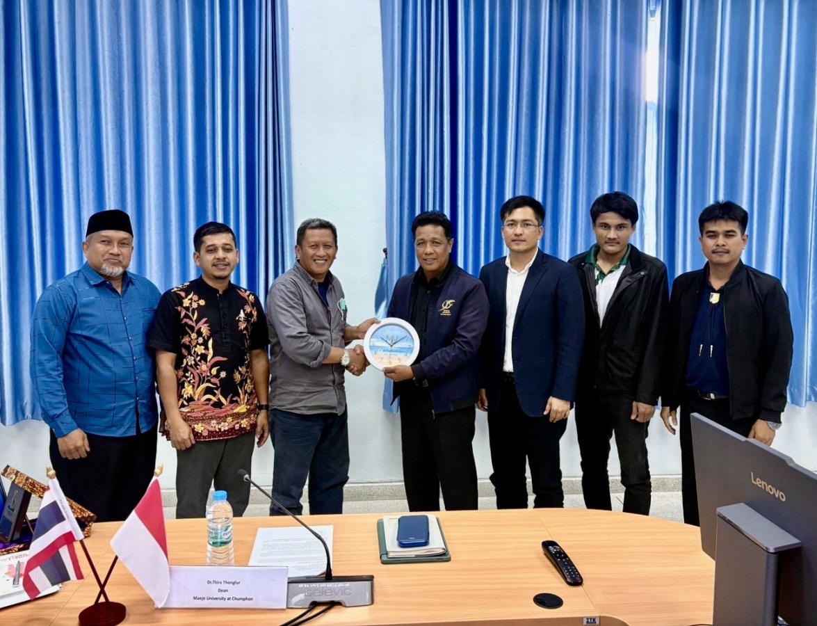 ม.แม่โจ้-ชุมพร ต้อนรับผู้แทนจาก Universitas Islam Negeri Kiai Haji Achmad Siddiq Jember สาธารณรัฐอินโดนีเซีย กระชับความร่วมมือทางวิชาการระหว่างประเทศ