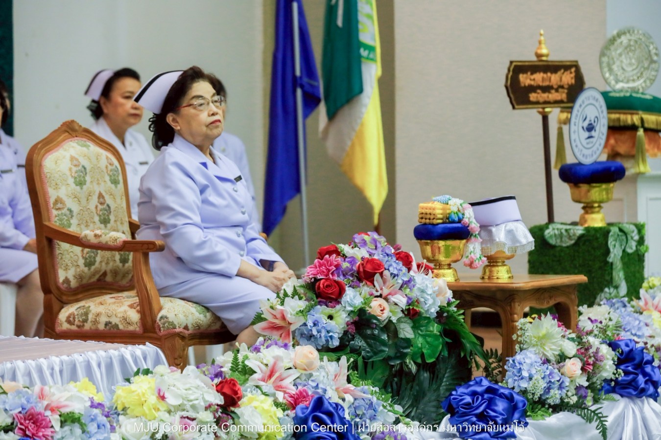 พยาบาลแม่โจ้ รุ่น 1 ประดับแถบหมวก-รับเข็มวิทยฐานะ พร้อมก้าวสู่พยาบาลวิชาชีพอย่างเป็นทางการ