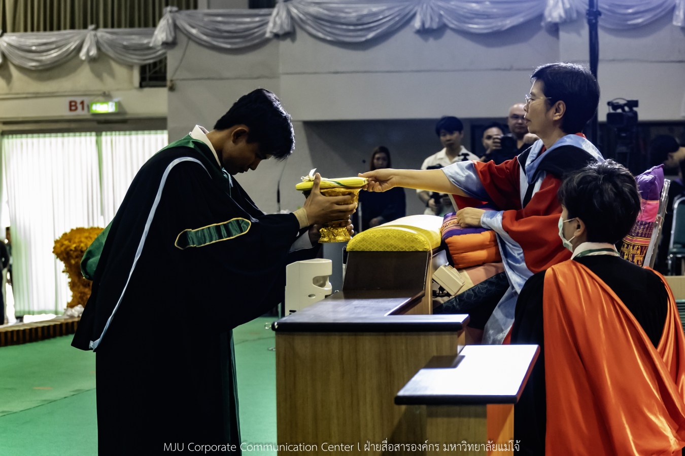 ว่าที่บัณฑิตพร้อม  อาจารย์พร้อม  ญาติพร้อม ทุกคนพร้อม  ร่วมแสดงความยินดี 18 กุมภาพันธ์ 2569  #บรรยากาศซ้อมใหญ่ พิธีพระราชทานปริญญาบัตรมหาวิทยาลัยแม่โจ้ ครั้งที่ 48