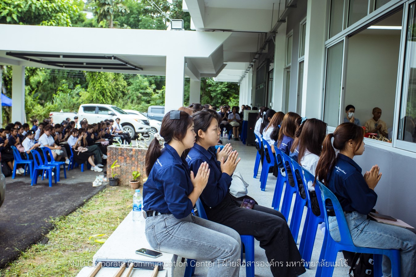 ม.แม่โจ้ ทำบุญอาคารเรียนรวมและปฏิบัติการคณะสัตวแพทยศาสตร์
