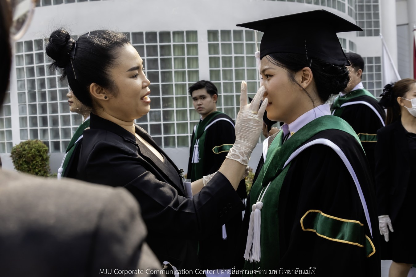 บรรยากาศ พิธีพระราชทานปริญญาบัตร มหาวิทยาลัยแม่โจ้ ประจำปีการศึกษา2567-2568 ครั้งที่ 48  ในวันที่ 19 กุมภาพันธ์ พ.ศ.2569 ณ ศูนย์กีฬาเฉลิมพระเกียรติ มหาวิทยาลัยแม่โจ้
